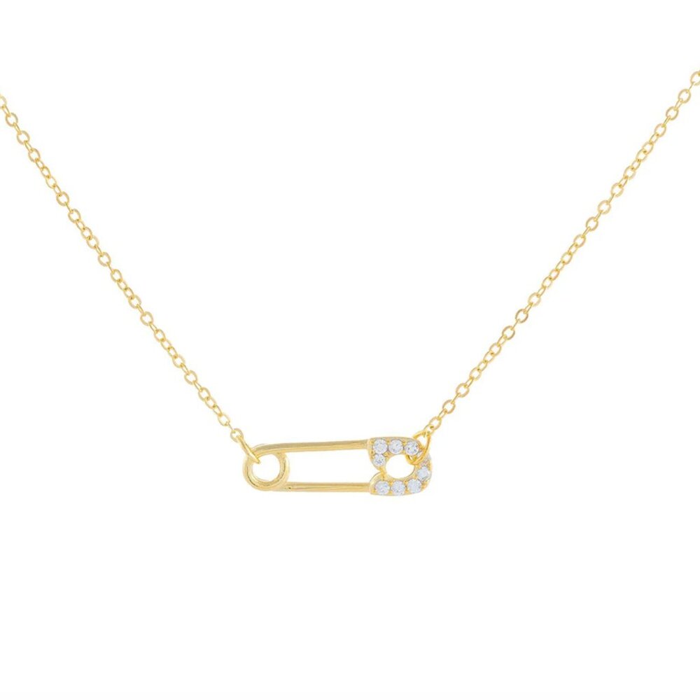 Safety Pin Necklace